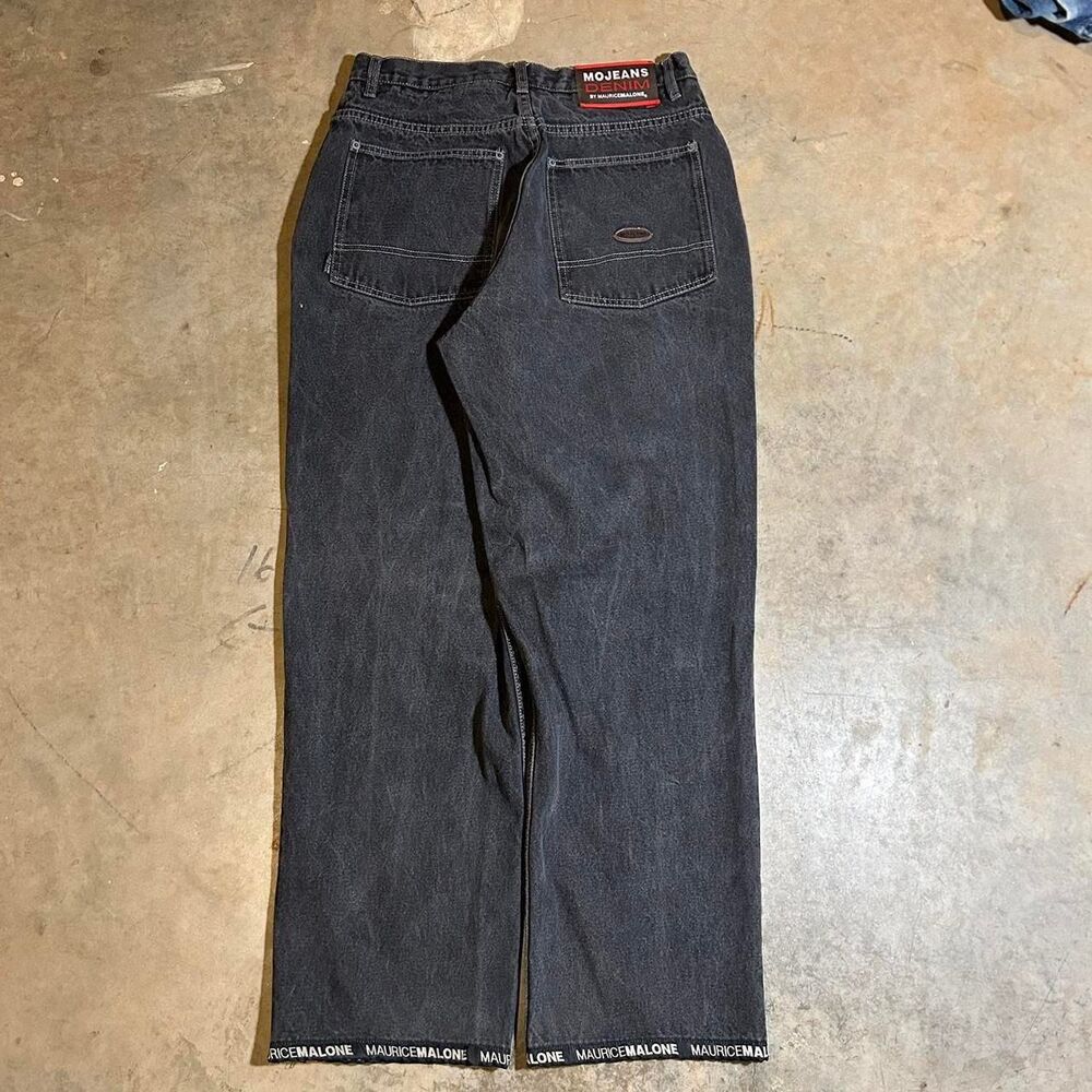 Unbranded Men's Black and Grey Jeans